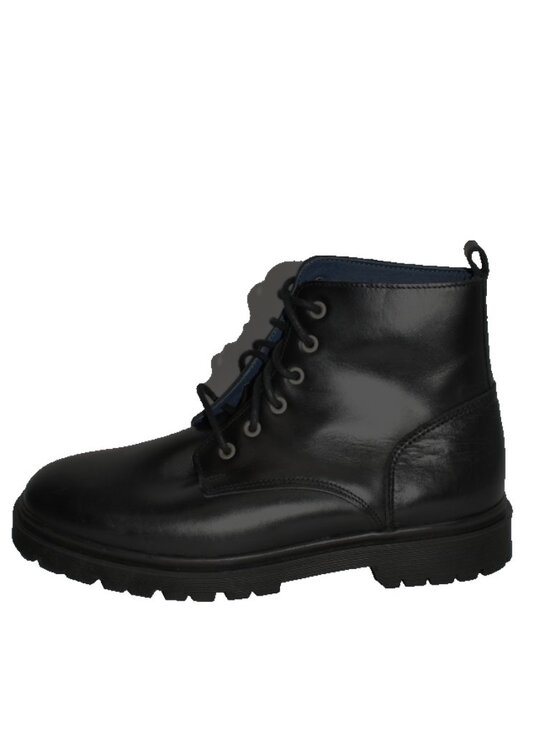 New! BRUNO MAGLI Joca Lug Sole Combat Boot Black Leather Size 11.5 M DD471 main image 6